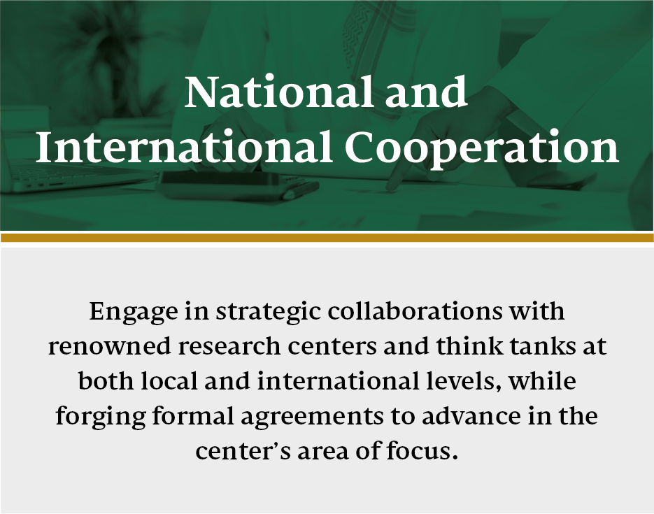 National and International Cooperation